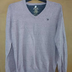 DIESEL Industry Woman's V Neck Sweater Pink Size L Pre-owned